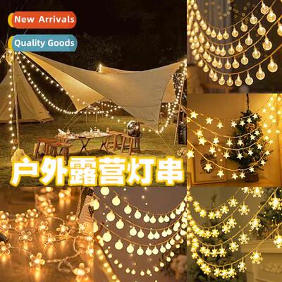 LED flashing lights camping Christmas holiday snowflakes pen