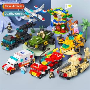 blocks milary series Lele building ship compatible brors