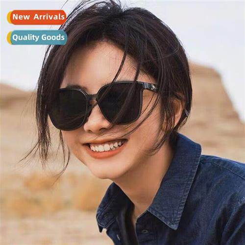 14507 GM sunglasses female senior  2023 new large frame thin