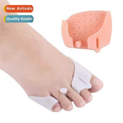 Three-hole clip- forefoot cushi Toe splting device for toe e