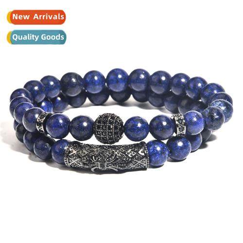 New Products Lapis Lazuli Micro Zirc 10mm Micro Ball Bend Se