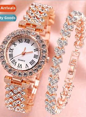 Fashi Roman pattern wh diamds ladies watch womens watches qu