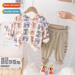 2023 new boys fall spring sweater carto Boys childrens