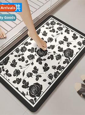 an bathroom water-absorbent floor mats household light luxur