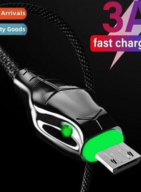 Zinc alloy snake head with light data cable 适用android appl