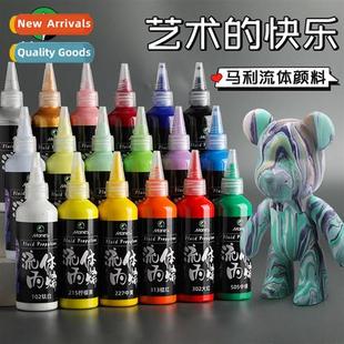 100ml bottle material acrylic diy paint bear Fluid violent