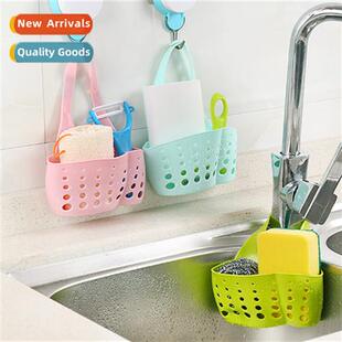 Sink Spge Storage Hanging Basket Adjustable Snap- Spge Drain