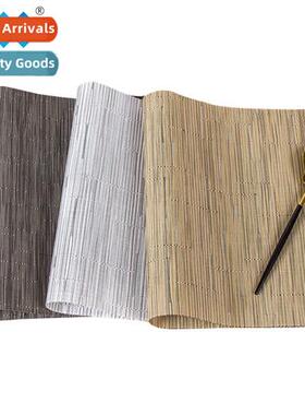 PVC placemats hotels pure color messy knting an style insula