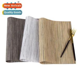 pure color style placemats insula hotels knting PVC messy