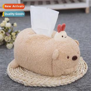 Carto Creature Tissue Drawer Carto Plush Tissue Box Cover Dr