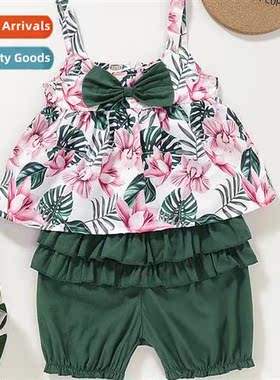2019 middle  small children spring  autumn n girls halter fl