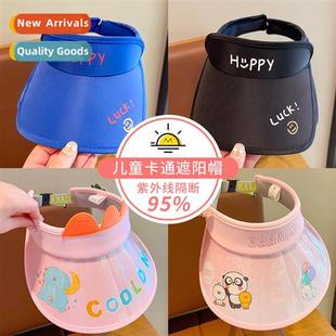 girls sun hollow brim large and boys hat childrens Summer