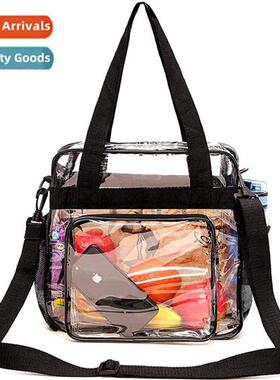 Transparent bag travel beach bag hbag wh zipper crossbody ba