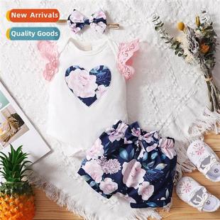 love flow fall top sleeved short new 2022 spring Girls