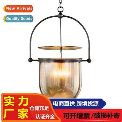 Post-modern creative simple glass dining room chelier art st