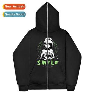 Y2K dark girl sweatshirt men  women hoodie gothic couple Har