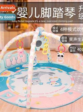 Infant pedal piano fness frame large music carpet round peda