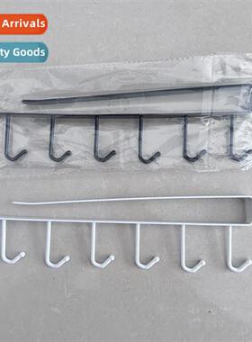 Ir 6 Hooks Black Whe Kchen Hooks Under Cabinet Hooks Dormory