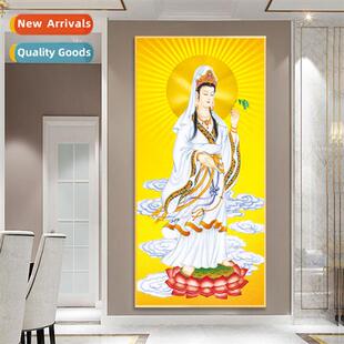 Cross Stch New DIY Guanyin Full Embroidery Simple Hmade Thre