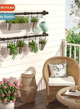 Perforated pot rack   wall Removable hanging bar kchen pot l