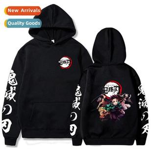 Tanjirou Loose Hooded Dem Carto Kamado Sweatshirt Jap Slayer