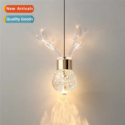 Modern light luxury bedside chelier ins simple bedroom study