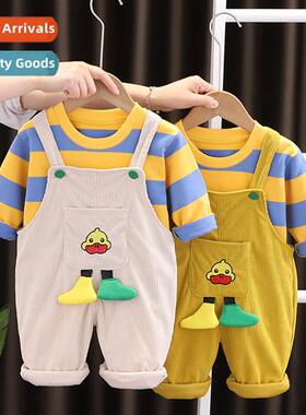 Childrens clothing baby spring  fall su backpack pants su bo