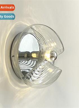 Antique glass wall scce light luxury bedroom bedside lamp co