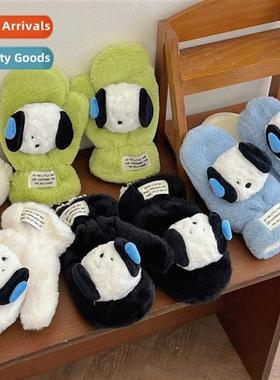 Three-dimensial sweating dog gloves winter warm plush thicke