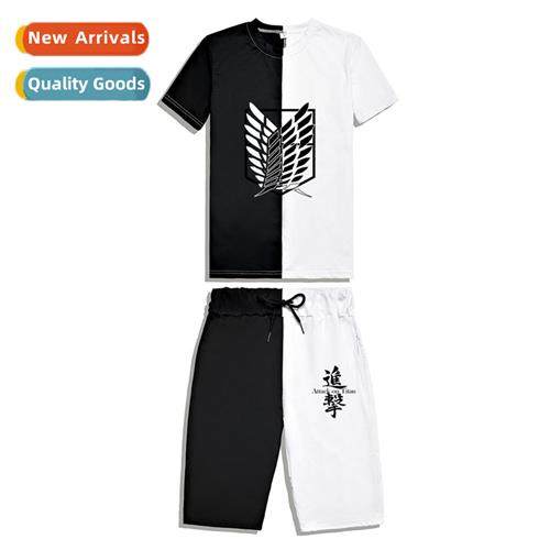 Attack  Tan Attack  Tan Summer Thin Patchwork Casual Short S