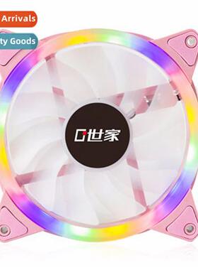 Zero degree family pink whe light cpu fan 12cm silent high v