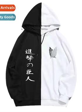 2021 New Attack   Giants Sweatshirt Wings  dom Printed Splic