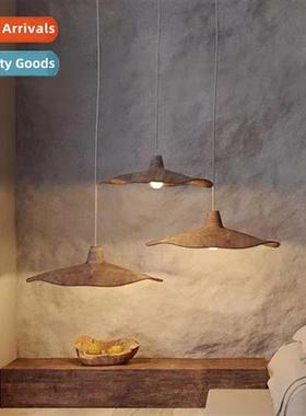 Japanese wabi-sabi style chelier new Chinese Zen living room