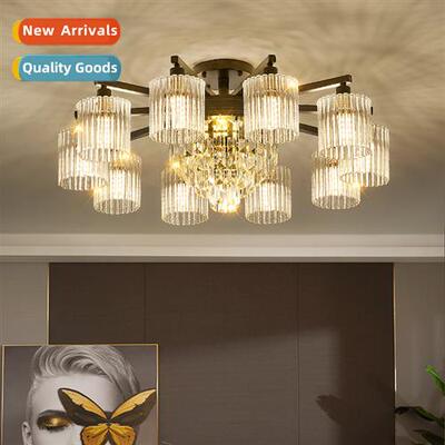 Light luxury crystal chelier living room light 2023 new mode