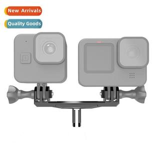 适用gopro12/11/10/9 dual camera bracket aluminum alloy doubl