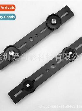 A word frame crossbar tripod double camera posi two cell phe