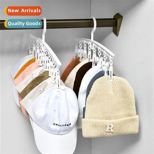 A word type hat hanging rack simple household 8 clip sun thi
