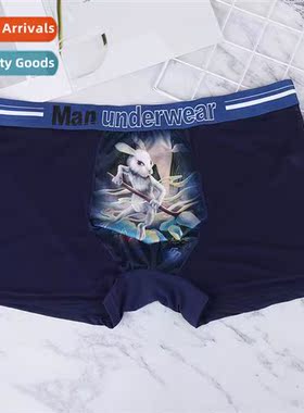 Zodiac ice silk underwear mens semi-transparent quick-drying