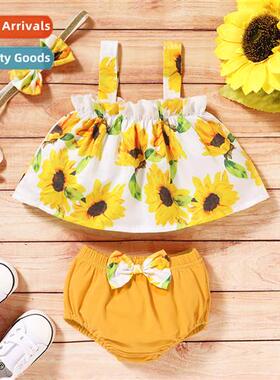 Girls spring  autumn  2020 new fashi sleeveless suspenders s