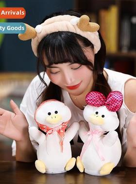 S sculpture repeating duck electric plush toy can sing  lear