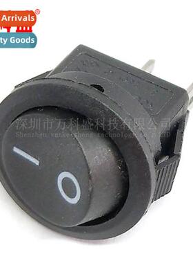 Black Boat S 2-Pin 2-Posi Round Rocker S 3A/250V 6A/125V Sub