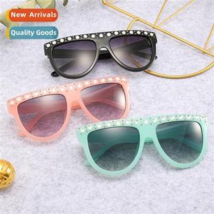 20036 Fashi diamd-set sunglasses women 2019 new color sungla