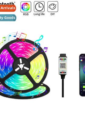 led strip light self adhesive 5v usb bluetooth app rgb illus