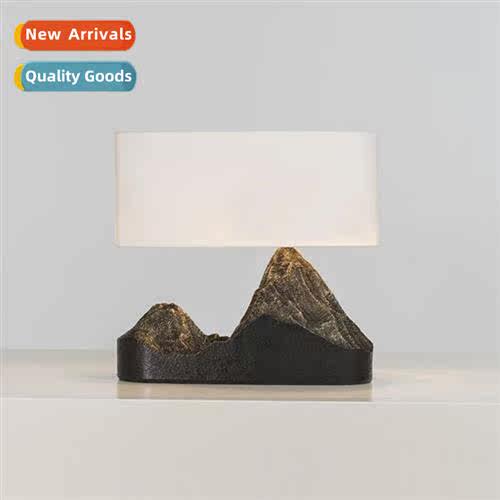 Chinese table lamp creative zen mountain decorative art beds