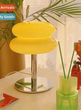 New macar glass table lamp table lamp living room bedroom ta