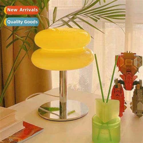 New macar glass table lamp table lamp living room bedroom ta