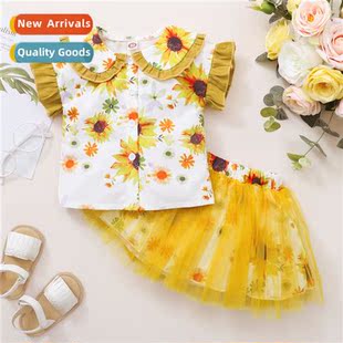 2021 new spring childr flowers fall small Girls