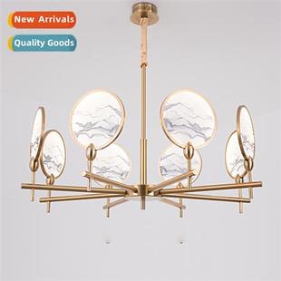 New Chinese chelier modern simple living room lamp Chinese s