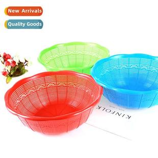 Rice Sieve Dishwashing Large Kchen Plastic Basket Wash Round