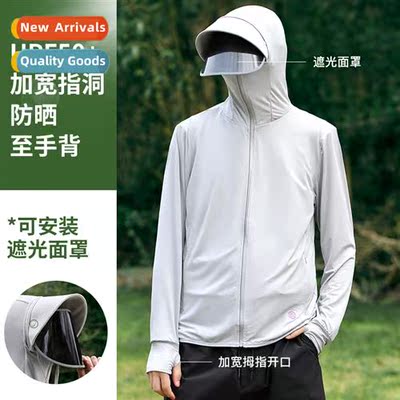 Summer new sunscreen jacket men and women outdoor cycling an